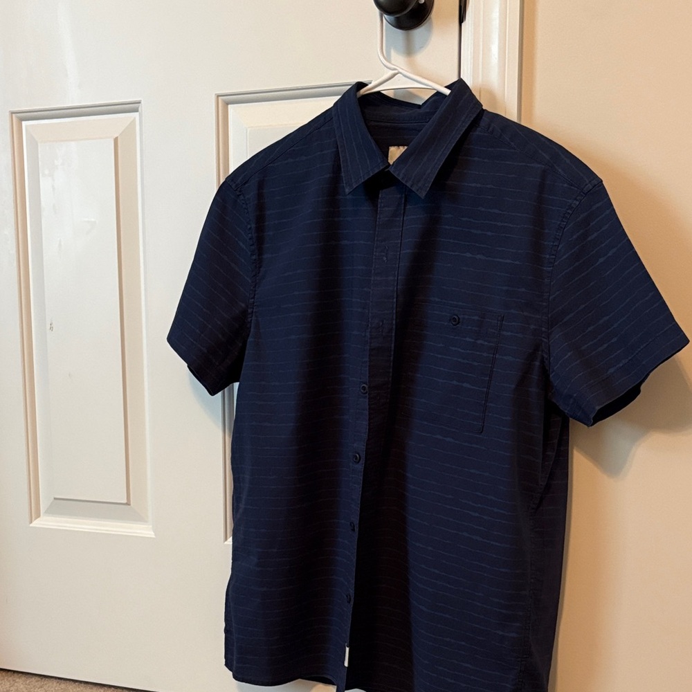 American Eagle Outfitters Dark Blue Casual Shirt